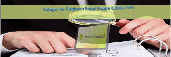 Categorías Régimen Simplificado Ingresos Brutos Caba 2019