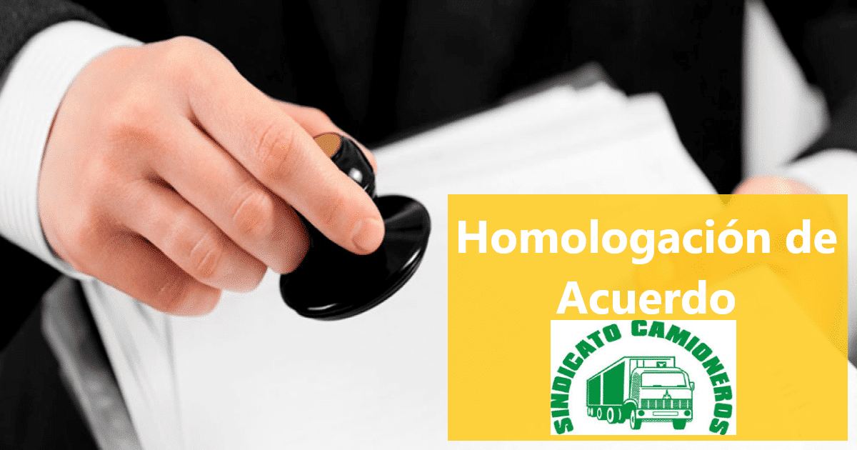 homologa bono 2020 camioneros, homologación camioneros