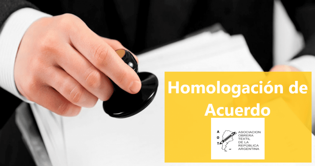 homologacion obreros textiles aotra