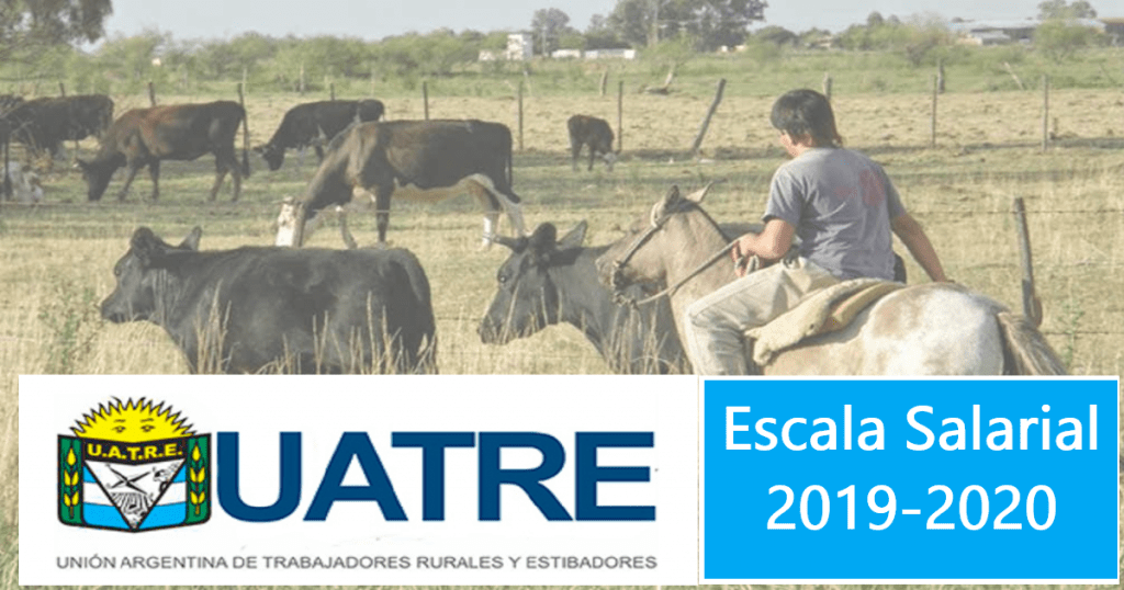 escala salarial de trabajadores rurales 2019-2020