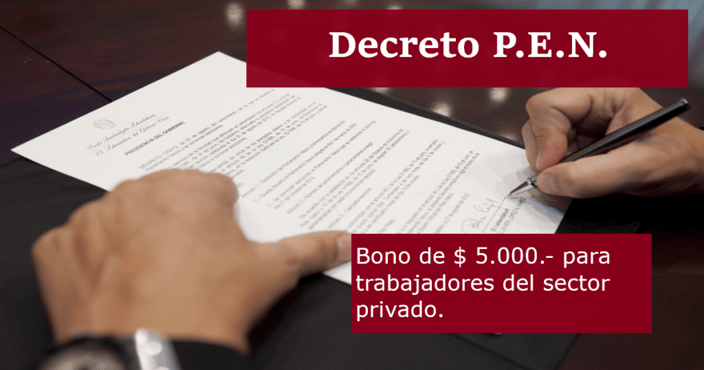 decreto 665 bono 5000