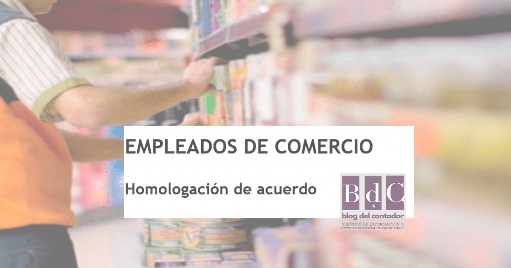 homologacion comercio acuerdo bono