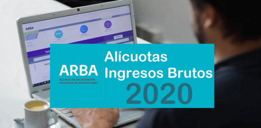 alicuotas 2020 arba