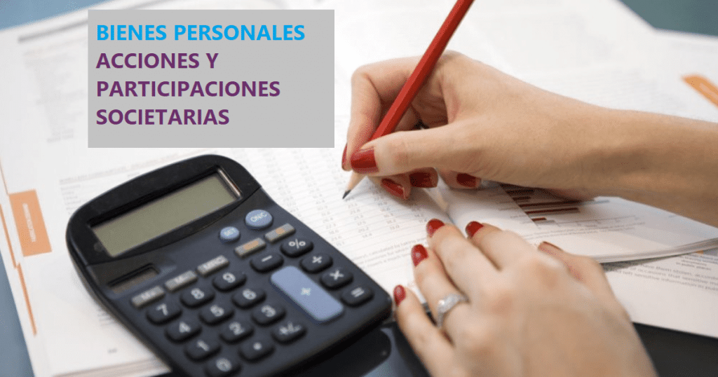 bienes personales acciones participacionesSin Prórroga Vence Desde Hoy el Impuesto sobre los Bienes Personales Acciones y Participaciones Societarias