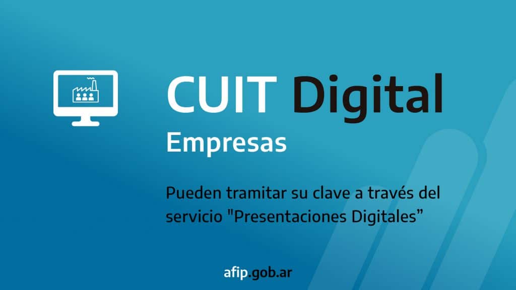 cuit digital empresas Obtención de CUIT en forma digital para personas jurídicas