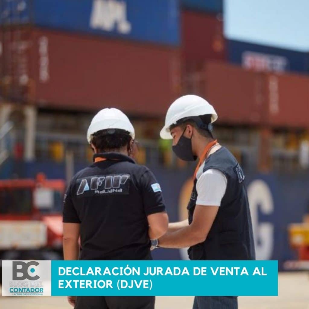 Declaración Jurada de Venta al Exterior (DJVE)