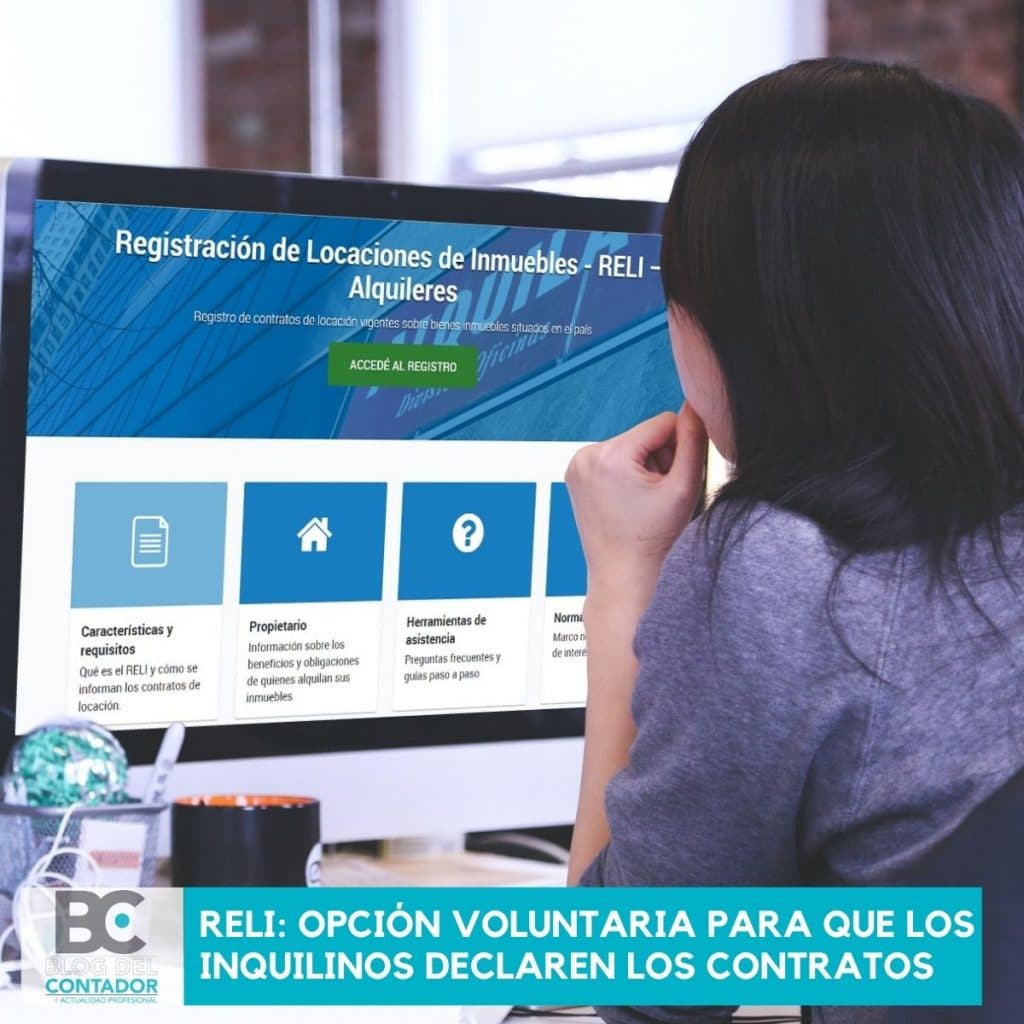 RELI_ opción voluntaria para que los inquilinos declaren los contratos