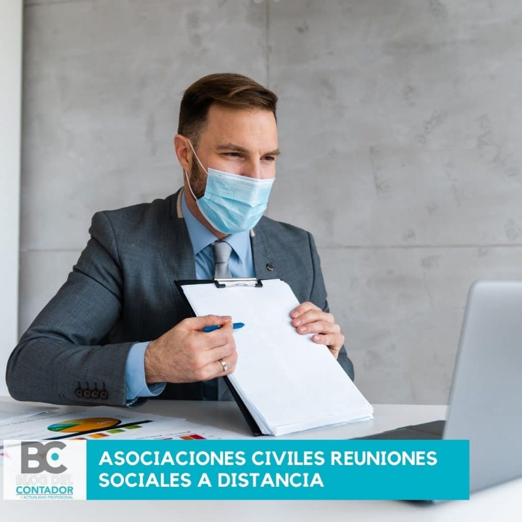 asociaciones civiles reuniones sociales a distancia