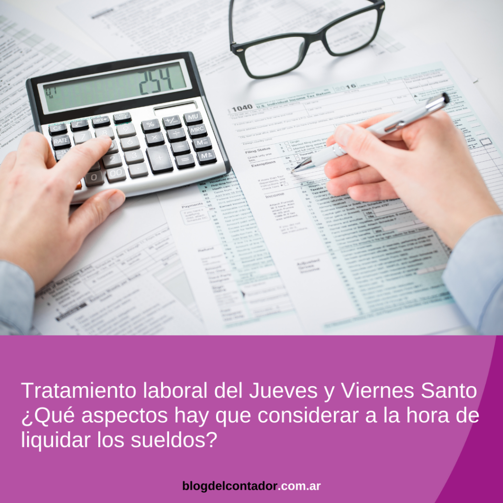 ratamiento laboral del Jueves y Viernes Santo