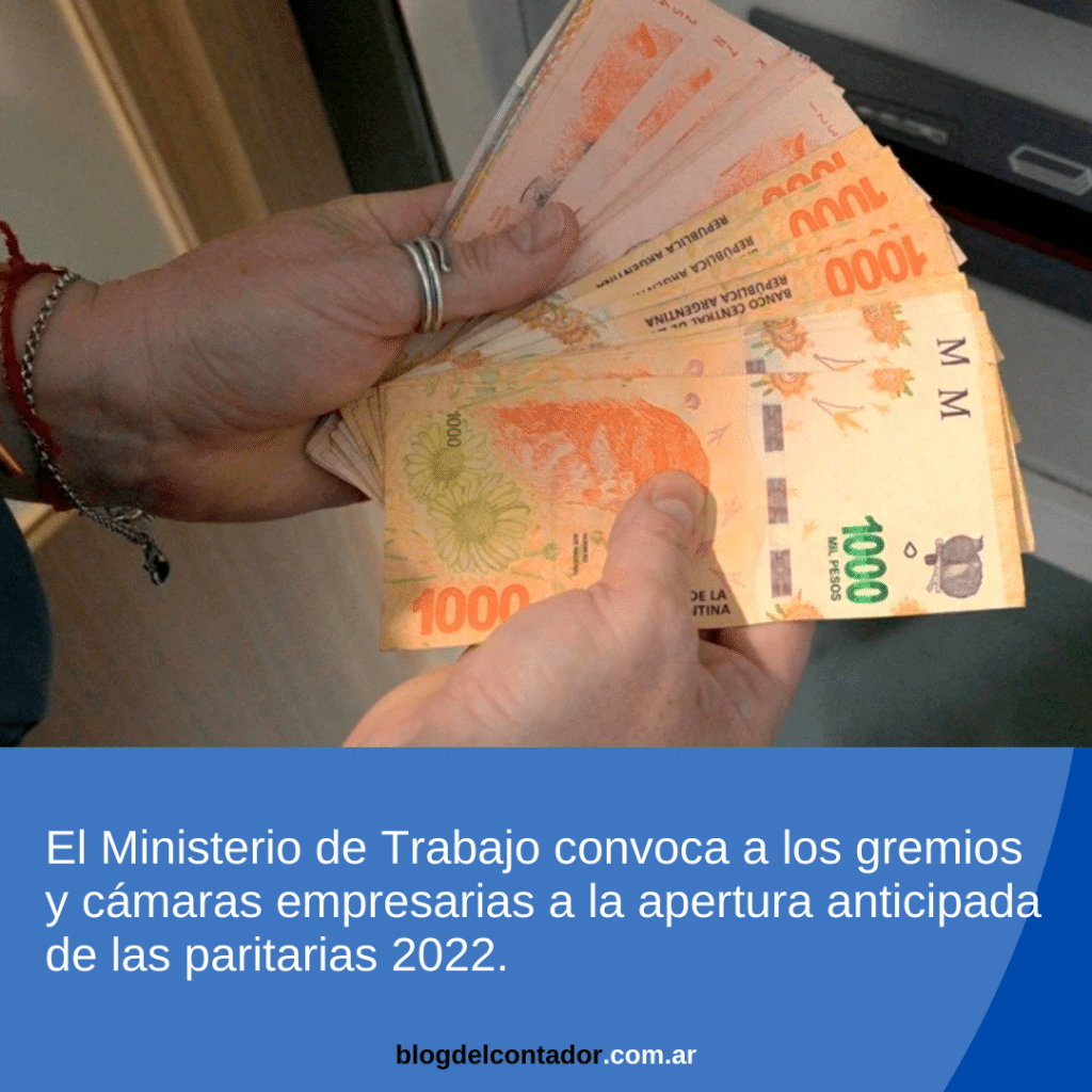 el Gobierno convoca a adelantar las negociaciones salariales