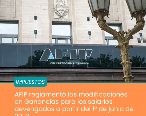 AFIP reglamenta el aumento del piso para no pagar Ganancias: texto completo y claves de la RG 5206