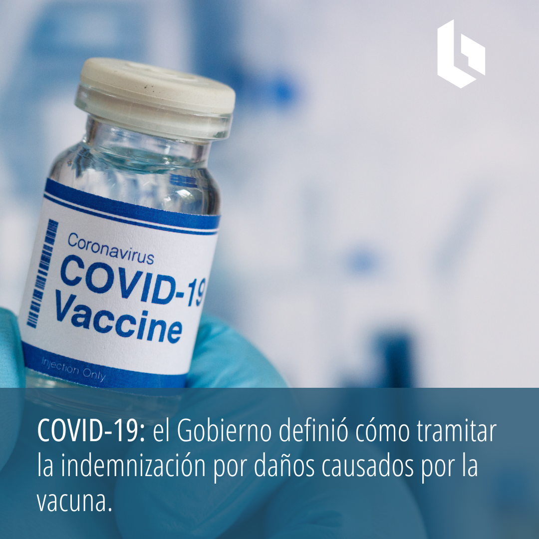 COVID-19: el Gobierno definió cómo tramitar la indemnización por daños causados por la vacuna.