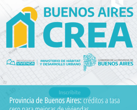 Provincia de Buenos Aires créditos a tasa cero para mejoras de viviendas.